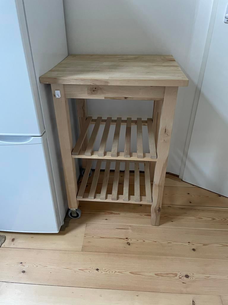 IKEA Bekvam Keukentrolley - Massief Hout, Gebruikt, Hout, IKEA, Keukentrolley