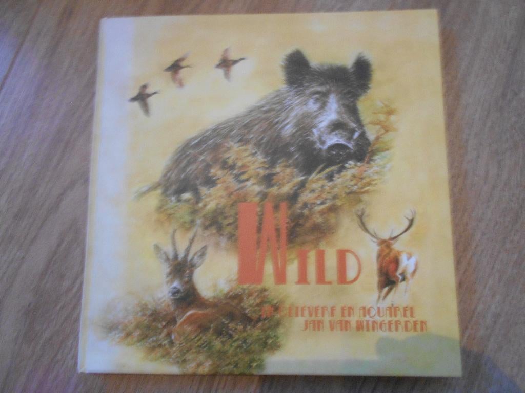 Jan van Wingerden Wild in olieverf en aquarel, Ophalen of Verzenden, Zo goed als nieuw, Overige diersoorten