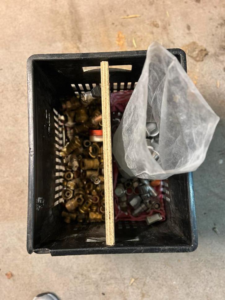 Knelkoppelingen en Uponor koppelingen, Doe-het-zelf en Verbouw, Sanitair, Gebruikt, Overige typen, Koper, Ophalen