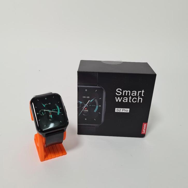Lenovo SmartWatch S2 Pro, Sieraden, Tassen en Uiterlijk, Sporthorloges, Gebruikt, Android, Zwart, Hartslag, Slaap, Waterdicht