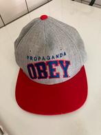 Obey Propaganda Snapback Pet - Grijs/Rood, Verzenden, Nieuw, One size fits all, Pet