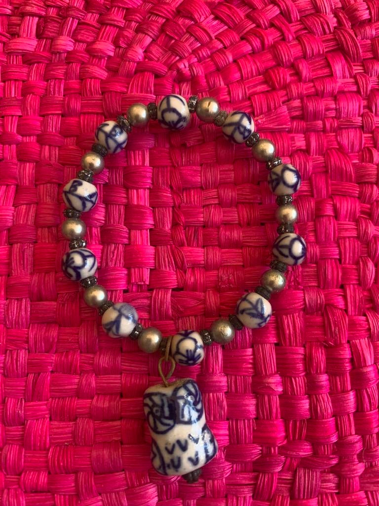 Delfts Blauw look armband, Ophalen of Verzenden, Nieuw, Blauw