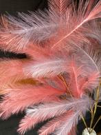 Grote vaas met decoratieve pluimen, Ophalen, Overige materialen, Gebruikt, Overige kleuren