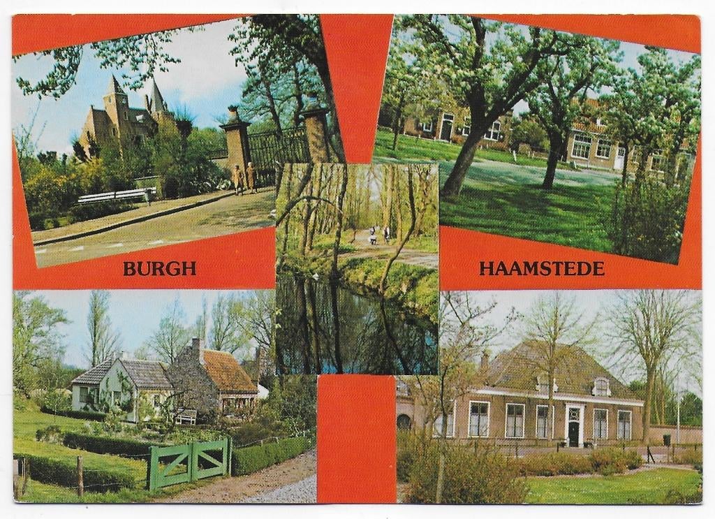 Burgh Haamstede Gelopen Ansichtkaart ( B6119 ), Ophalen of Verzenden, 1980 tot heden, Gelopen