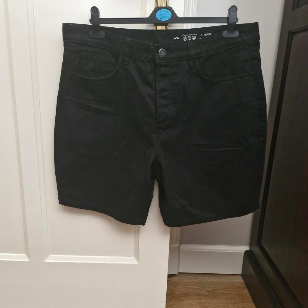 Nieuwe zwarte Primark short - Maat W36, Kleding | Heren, Maat 52/54 (L), Zwart, Nieuw, Ophalen of Verzenden