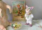 Oud Bisquit  Poppetje Easter Bunny, Paashaasje, Antiek en Kunst, Ophalen of Verzenden