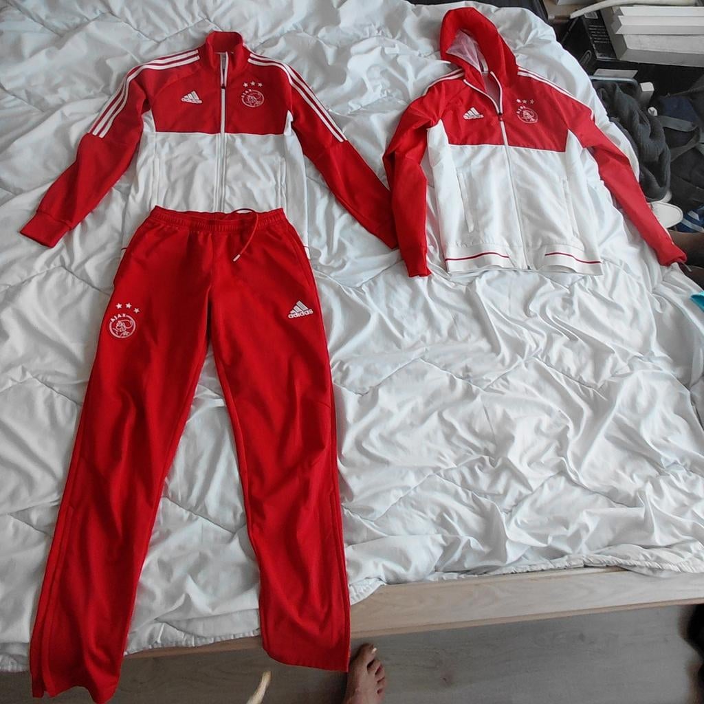 Trainingspak Ajax orgineel 3 delig maat s, Ophalen of Verzenden, Zo goed als nieuw