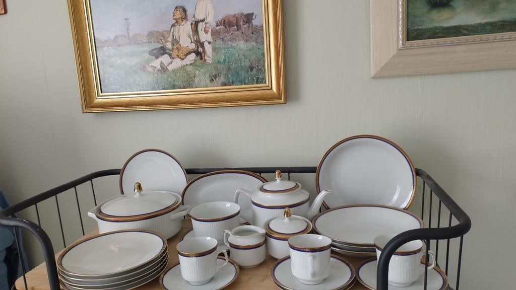 Bareuther Waldsassen Eroica Porseleinen Servies 24k Goud, Ophalen of Verzenden