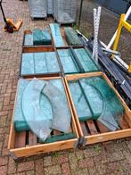 Glasplanken winkelstelling, Huis en Inrichting, Ophalen, Gebruikt, Glas, 50 tot 100 cm