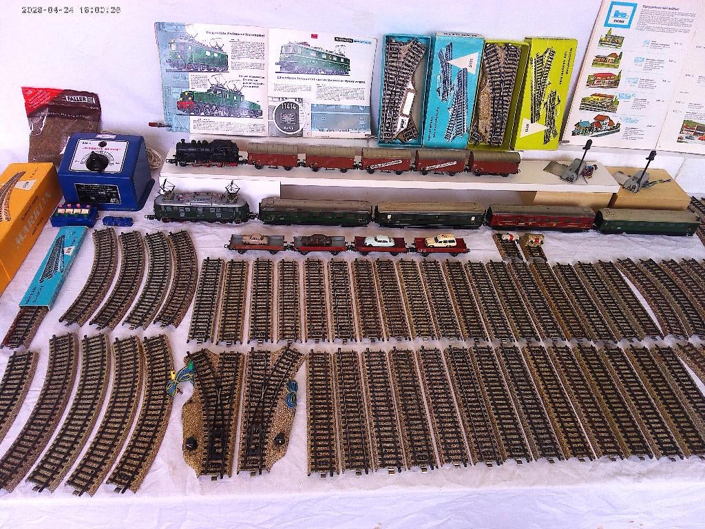 Marklin Treinbaan jaren 50., Wisselstroom, Ophalen of Verzenden, Märklin, Gebruikt