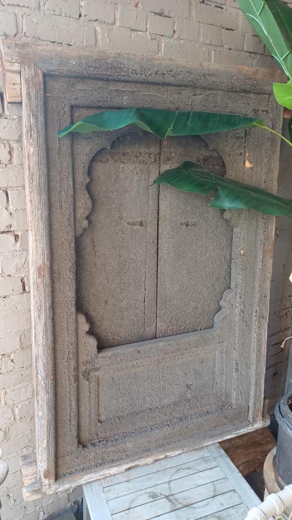 Prachtige verweerde deur uit India - Uniek en zwaar, Doe-het-zelf en Verbouw, Deuren en Horren, Ophalen of Verzenden