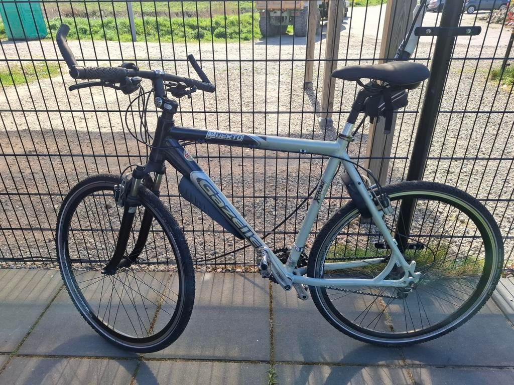 Gazelle X-Road Puerto Alu-Lite Hybride Fiets, Fietsen en Brommers, Ophalen, 28 inch, Gebruikt, Vering