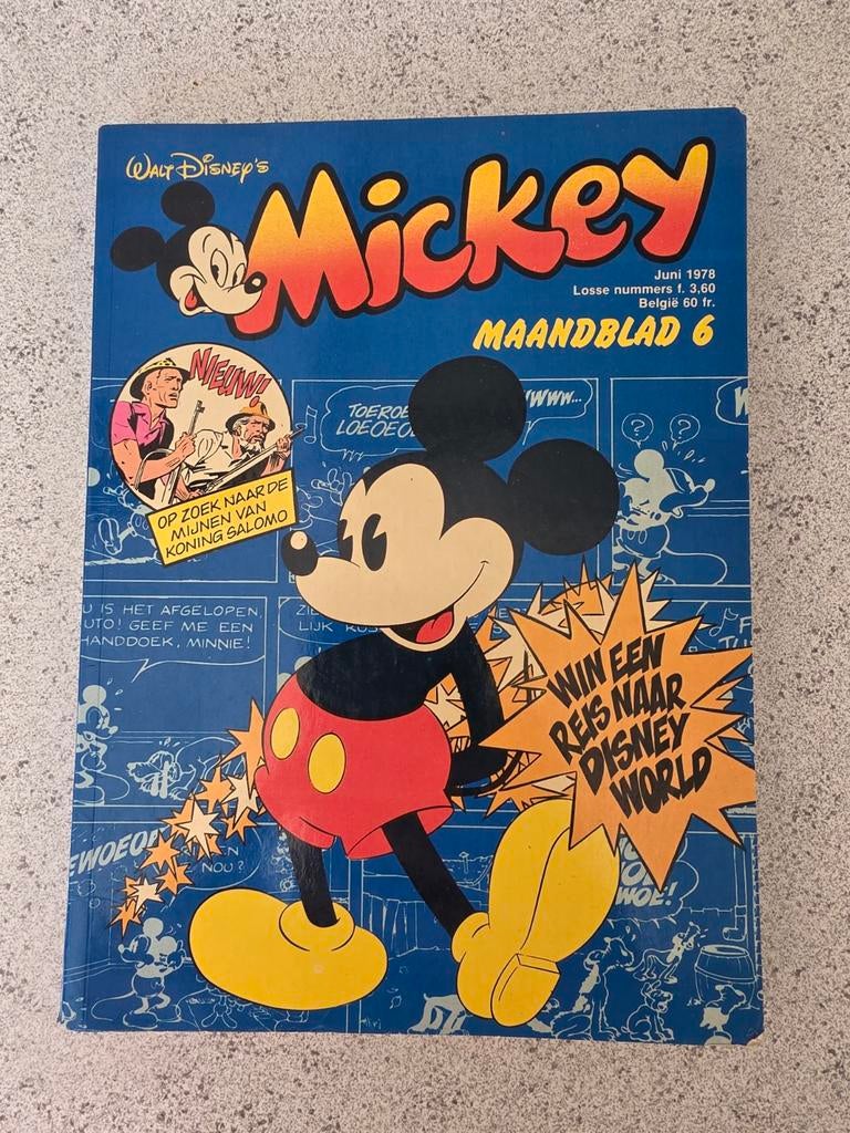 Walt Disney's Mickey Maandblad 6 - Juni 1978, Boeken, Stripboeken, Ophalen of Verzenden