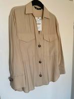 Nieuw met prijsk beige blouse van Zara maat S, Ophalen of Verzenden, Nieuw, Maat 36 (S), Beige