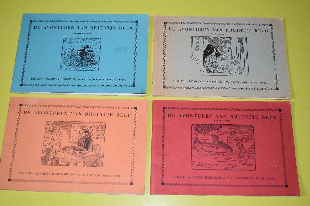 De Avonturen van Bruintje Beer-  z.g.a.n.-, Meerdere stripboeken, Ophalen of Verzenden, Zo goed als nieuw