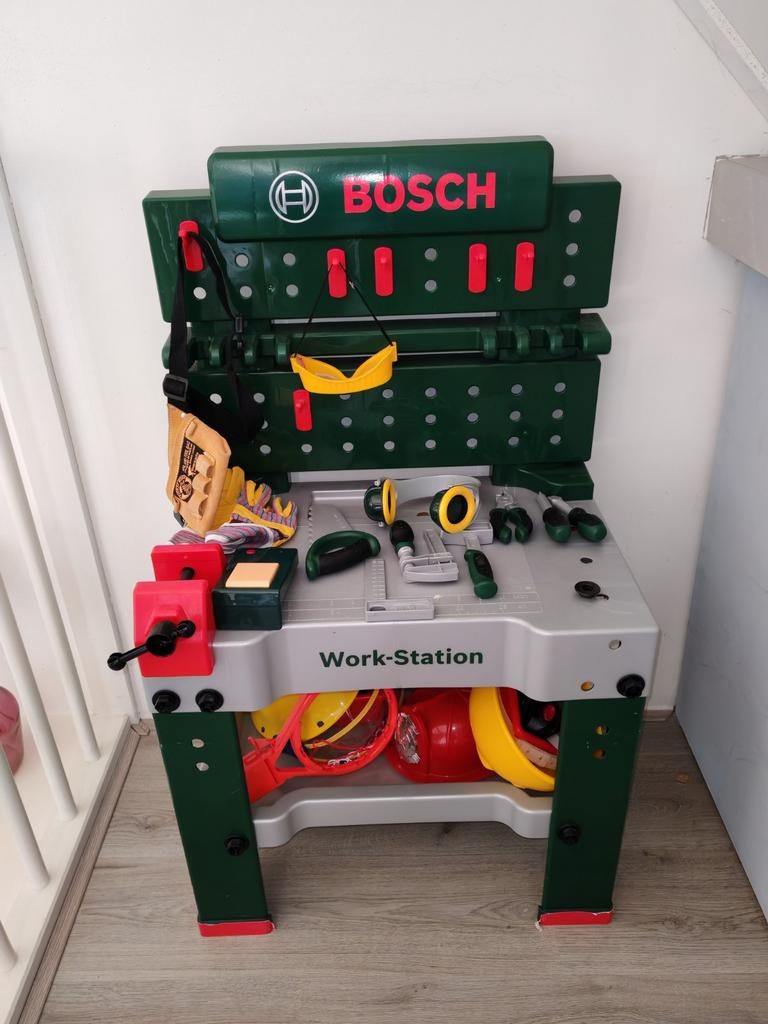 Bosch kinder werkbank/ workstation, Ophalen, Zo goed als nieuw