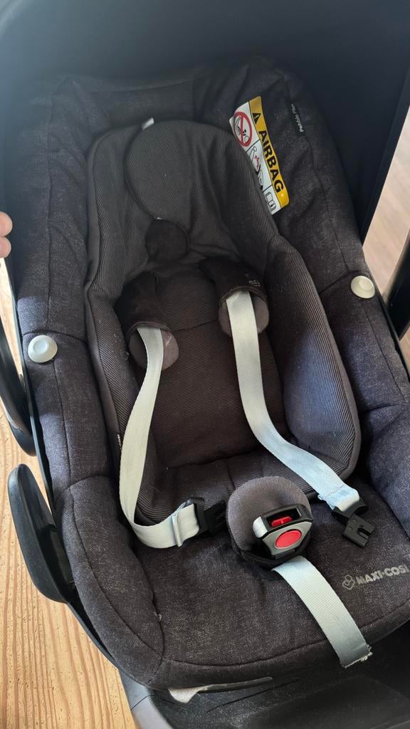 Autostoel, Ophalen, Autogordel of Isofix, Zo goed als nieuw, 0 t/m 13 kg