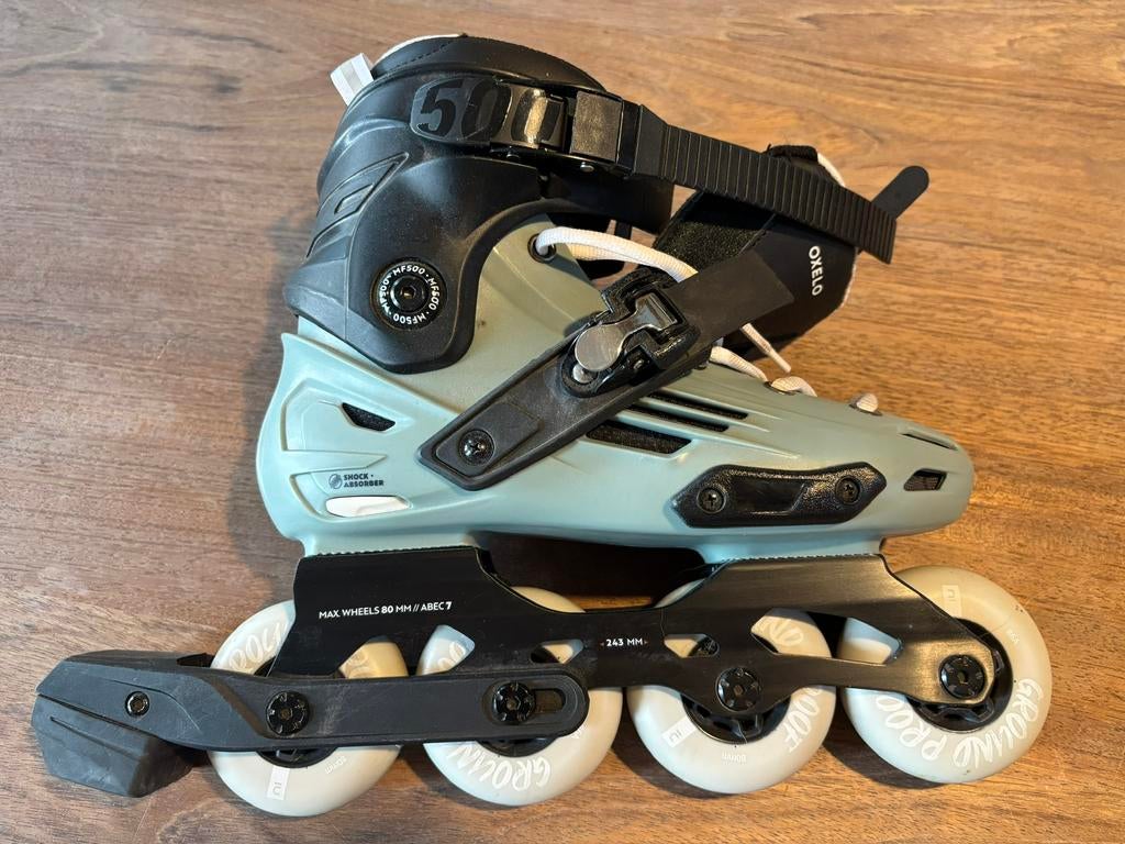 Oxelo Freeride skates maat 40, Sport en Fitness, Skeelers, Ophalen, Zo goed als nieuw
