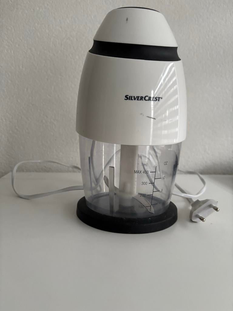 SilverCrest Mini Hakmolen - Compact en Krachtig, Minder dan 1 liter, Ophalen, Zo goed als nieuw, 1 snelheid