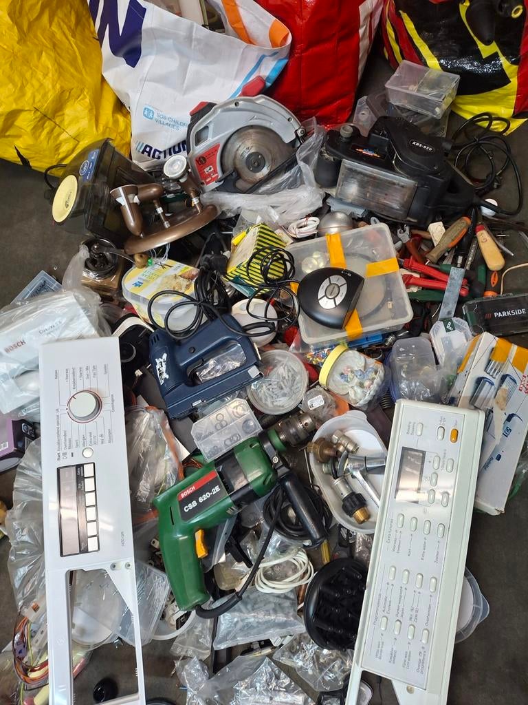 Partij Verschillende gereedschap rommelmarkt spullen, Ophalen, Gebruikt