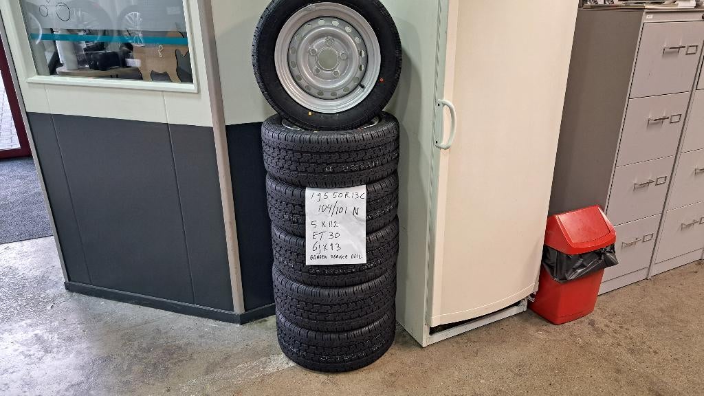 195/50R13C 104/101N AANHANGER WIELEN 13 inch hoge druk wiel, Ophalen, Nieuw