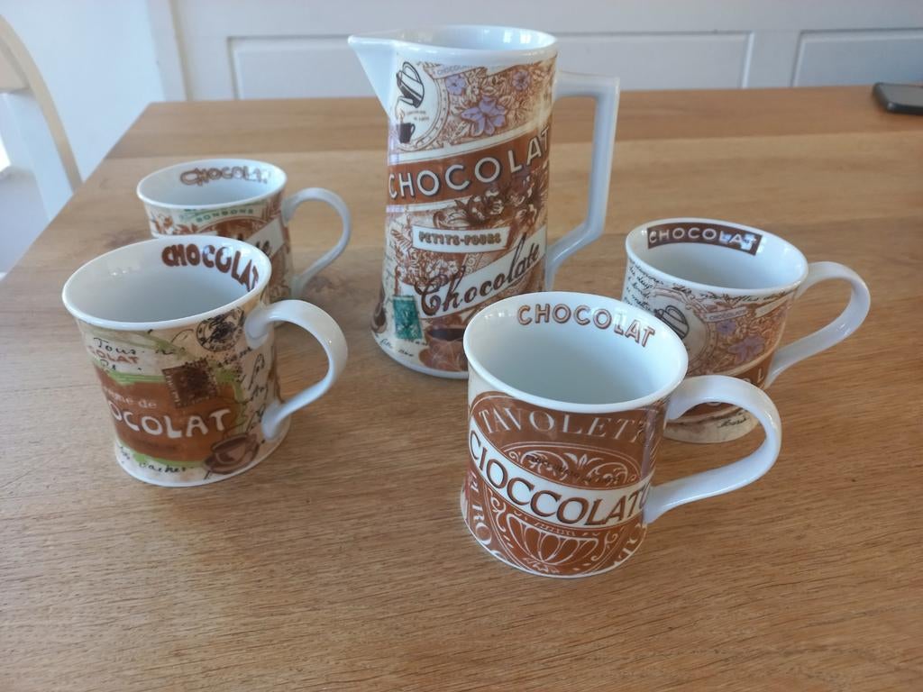 Rosanna Chocolaterie Servies - Vintage Chocolade Design, Ophalen of Verzenden