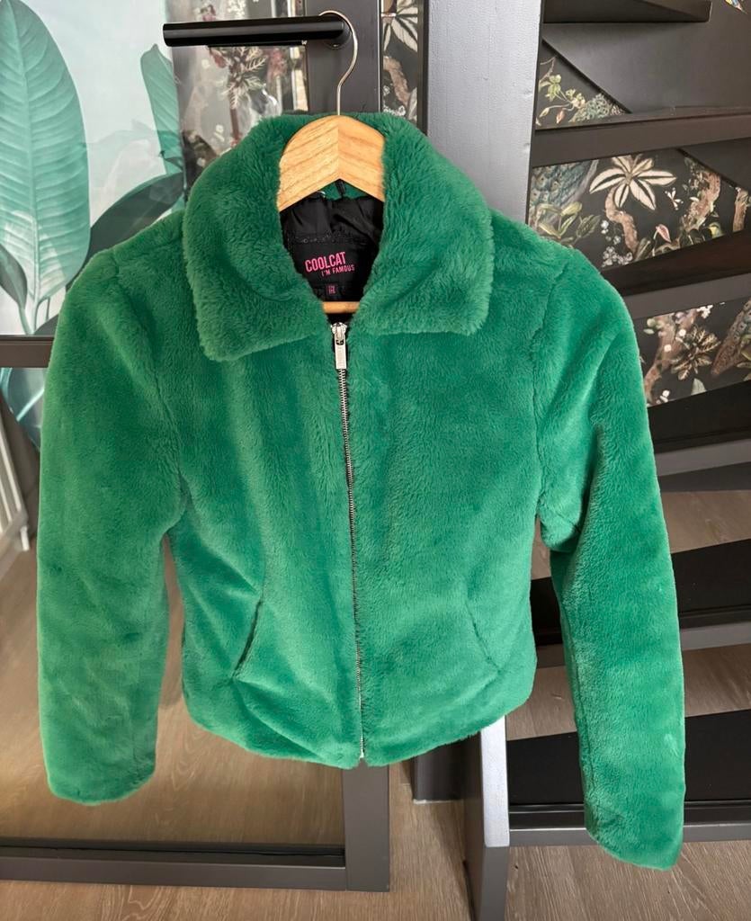 Winterjas, Ophalen, Gedragen, Maat 34 (XS) of kleiner, Groen