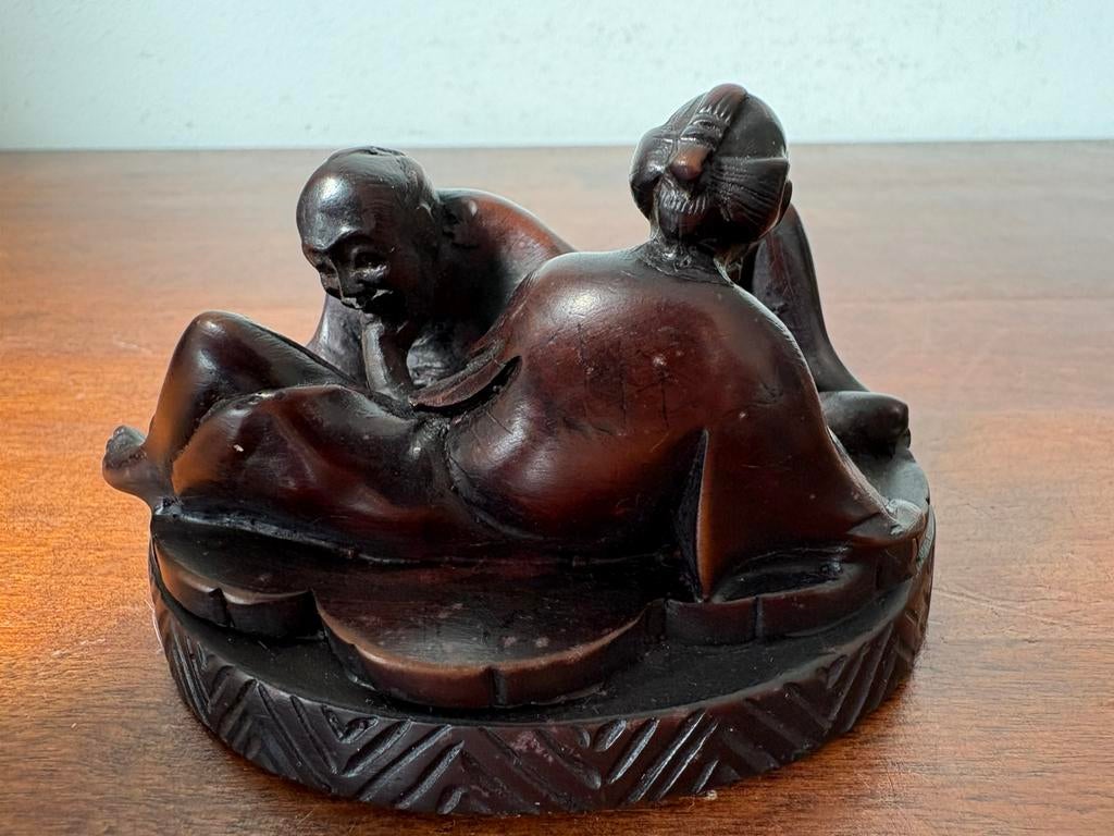 Beeld erotische scene man man, Ophalen of Verzenden, Gebruikt, Mens