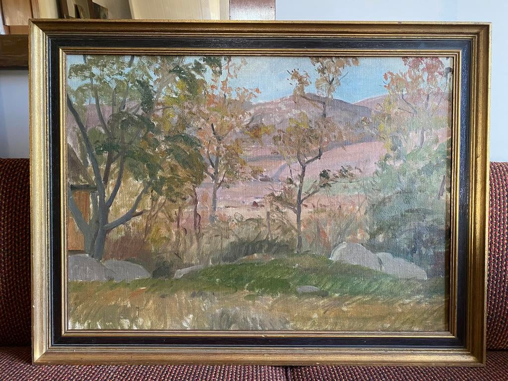 Landschap door Willem Witjens (1884-1962), Antiek en Kunst, Ophalen of Verzenden