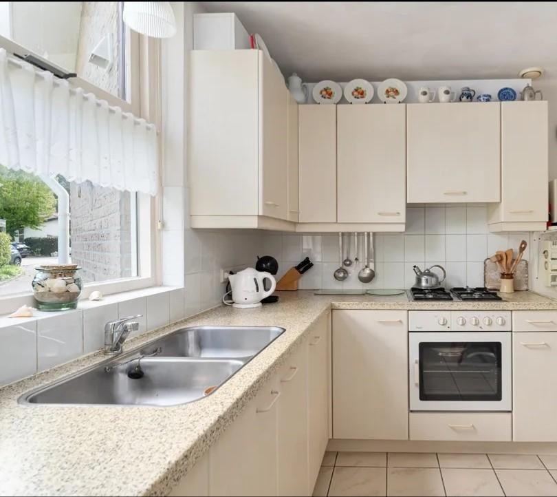 Keuken uit ca. 1990 - Compleet met apparatuur, Ophalen, Gebruikt, Hoekkeuken, Kunststof