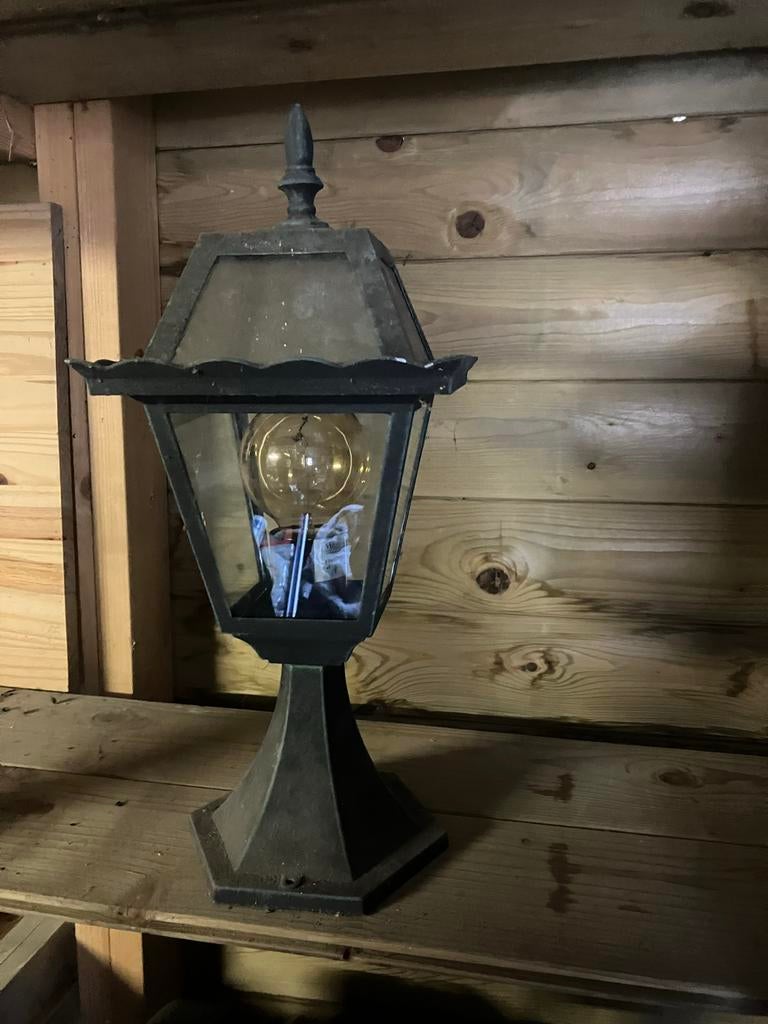 Klassieke buitenlamp - 45 cm hoog, Ophalen, Gebruikt, Minder dan 50 watt, Wandlamp