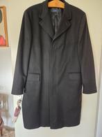 Van Gils heren mantel wol met kasjmier maat 58, Ophalen of Verzenden, Zo goed als nieuw, Maat 56/58 (XL), Zwart