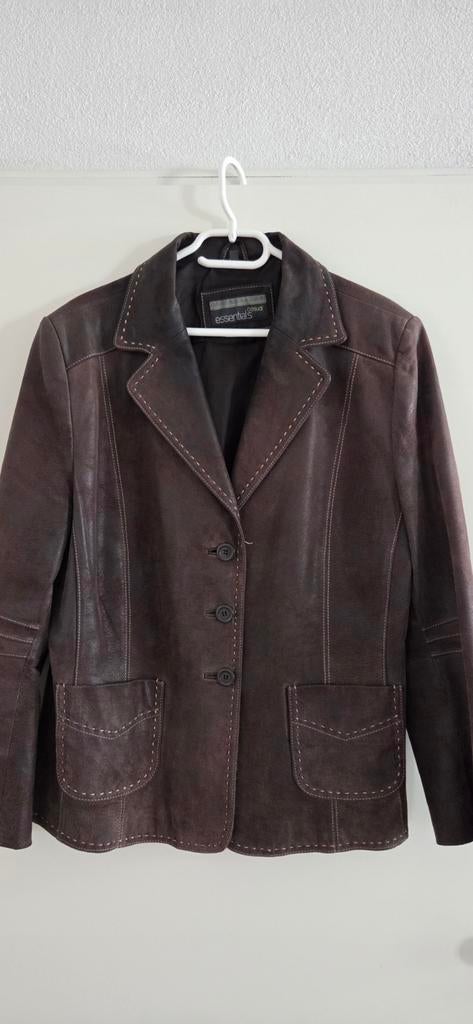 Suede jasje, Ophalen of Verzenden, Zo goed als nieuw, Maat 42/44 (L)