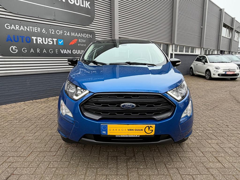 Ford EcoSport 1.0 EcoBoost ST-Line 125PK Automaat,TwoTone,Na, Auto's, Ford, 125 pk, Gebruikt, Ecosport, Blauw