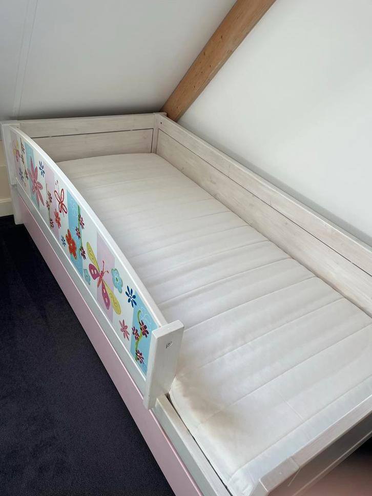 Bed Lifetime eenpersoonsbed met lade voor meisjes, Kinderen en Baby's, Kinderkamer | Bedden, Gebruikt, 180 cm of meer, 85 tot 100 cm