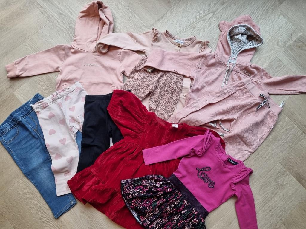 Kledingpakket meisjes maat 86, Kinderen en Baby's, Babykleding | Maat 86, Ophalen of Verzenden, Gebruikt, Meisje