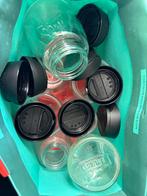 8x IKEA kruidenpotjes met deksel, Ophalen, Gebruikt