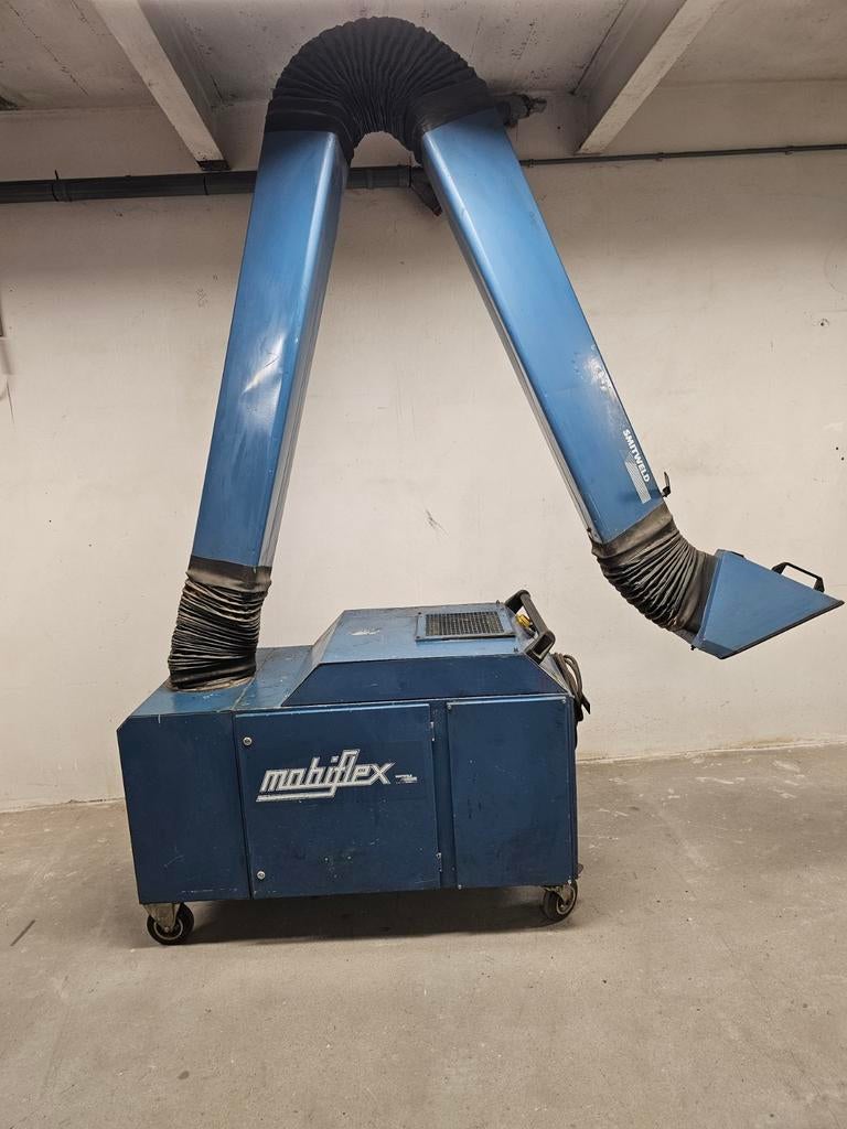Mobiflex lasdampafzuiging rookafzuiging 380V, Doe-het-zelf en Verbouw, Ventilatie en Afzuiging, Ophalen, Mobiflex, Afzuiger, Mobiflex