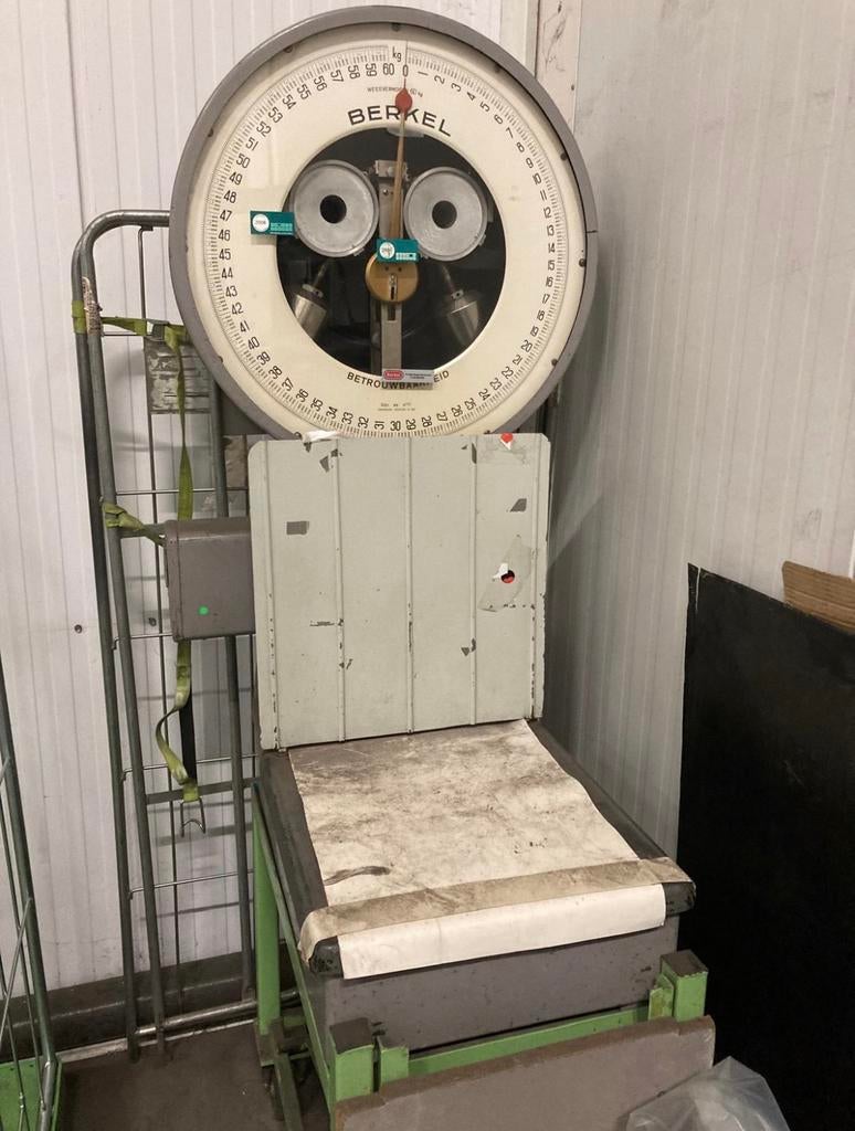 2 vintage van Berkel klokweegschalen, Ophalen, Gebruikt