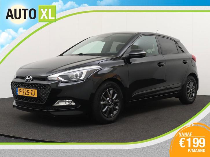 Hyundai i20 1.2 83 PK Black-Edition Bluetooth Cruise Parkass, Auto's, Hyundai, Bedrijf, Te koop, i20, ABS, Airbags, Airconditioning