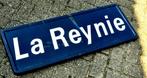 Oud plaatnaambord- La Reynie Frankrijk., Ophalen of Verzenden, Gebruikt