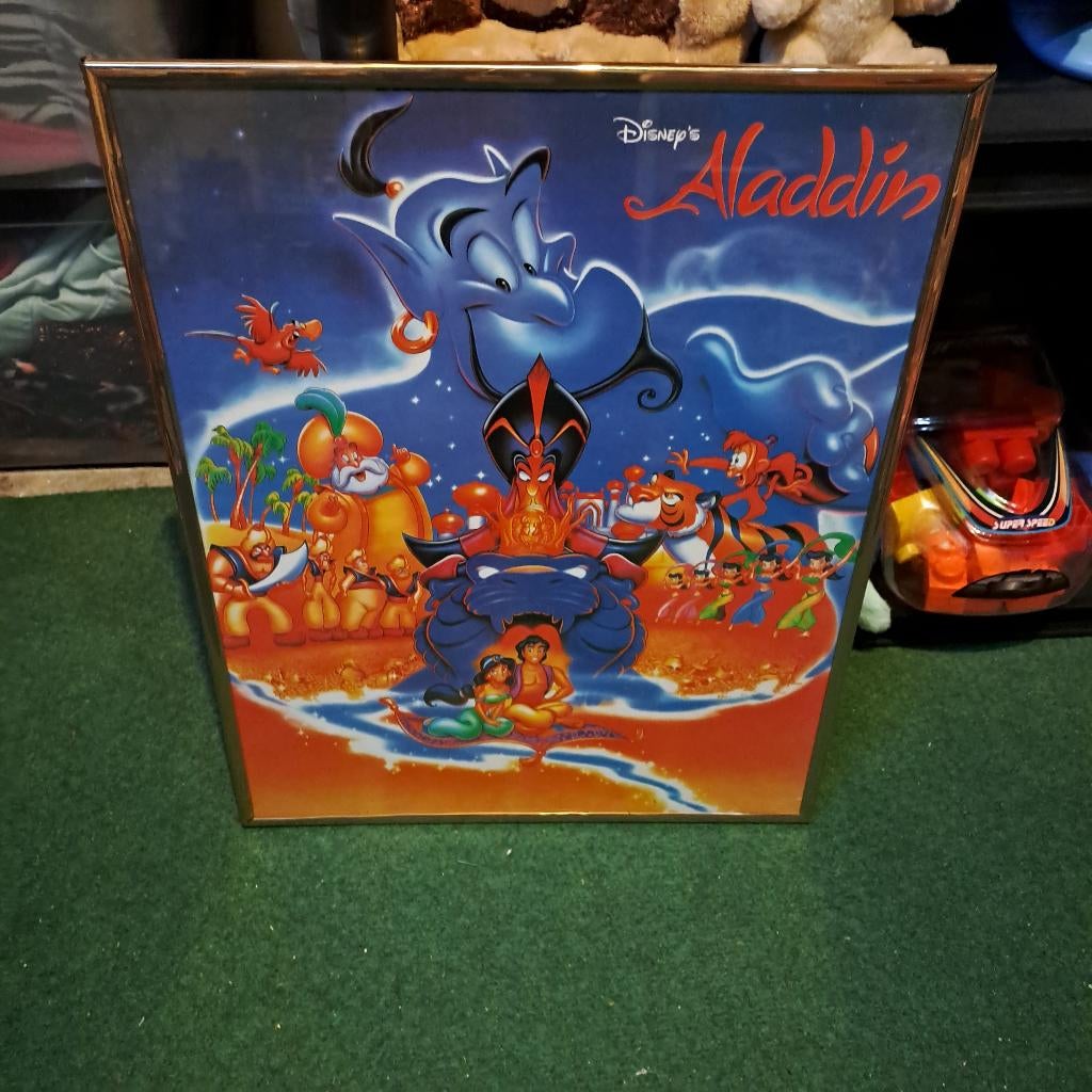 Alladin poster, Ophalen, Overige figuren, Gebruikt, Plaatje of Poster