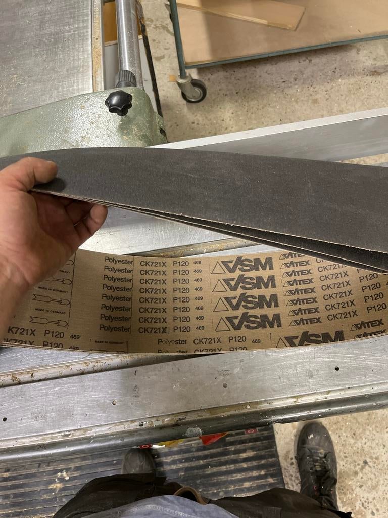 3x VSM CK721X Schuurbanden P120 - 150x3480mm Polyester, Ophalen of Verzenden, Nieuw