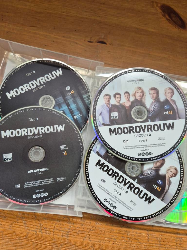 Moordvrouw DVD seizoen 1 t/m 5, Cd's en Dvd's, Dvd's | Tv en Series, Alle leeftijden, Ophalen of Verzenden, Gebruikt