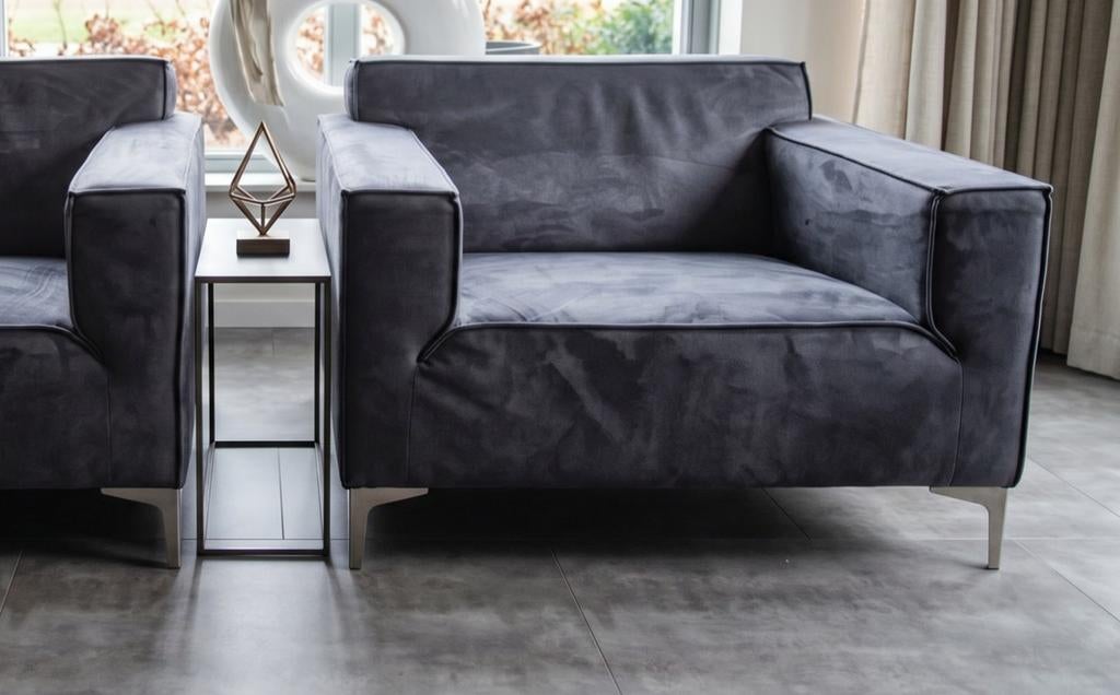 Loveseat - Stijlvolle stoel (los of als paar), Ophalen, 75 tot 100 cm, Zo goed als nieuw, Stof