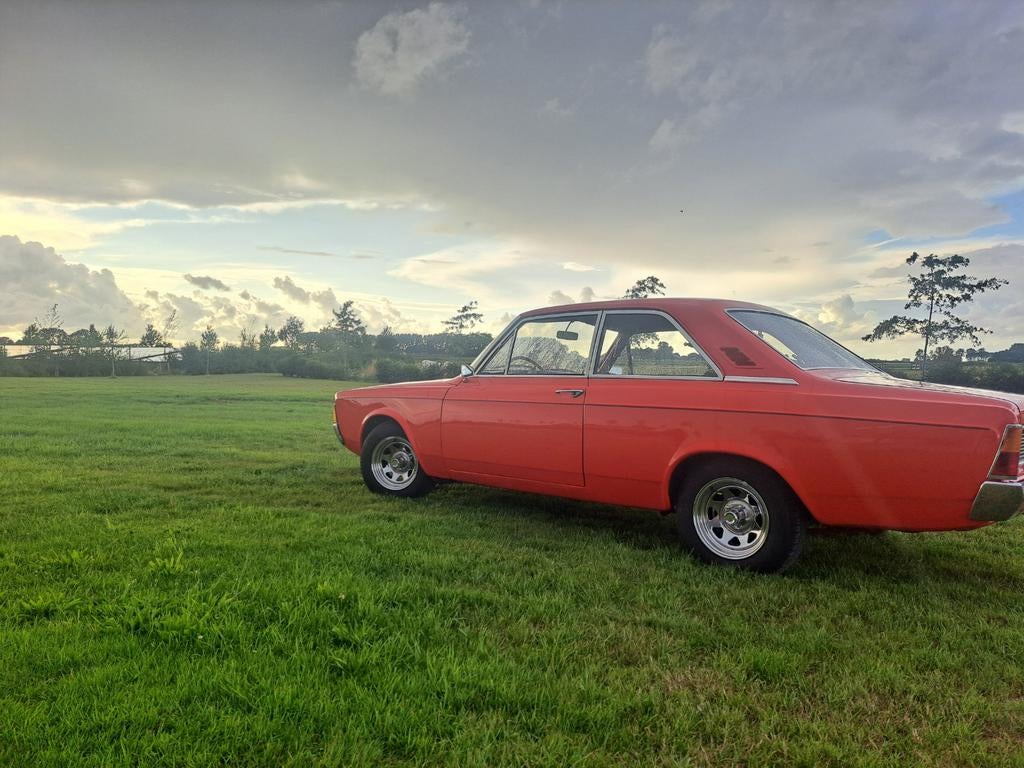 Ford Taunus 1969 Rood, Auto's, Ford, Zwart, 990 kg, Leder, Handgeschakeld