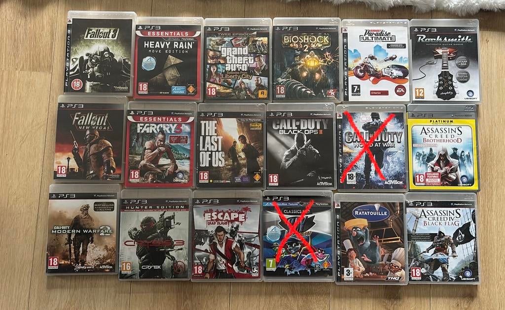 Groot aantal ps3 games, Spelcomputers en Games, Overige genres, 1 speler, Ophalen of Verzenden, Zo goed als nieuw
