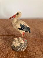 Elastolin Ooievaar met Nest - Vintage OMH Miniatuur, Ophalen of Verzenden, Gebruikt, Dier