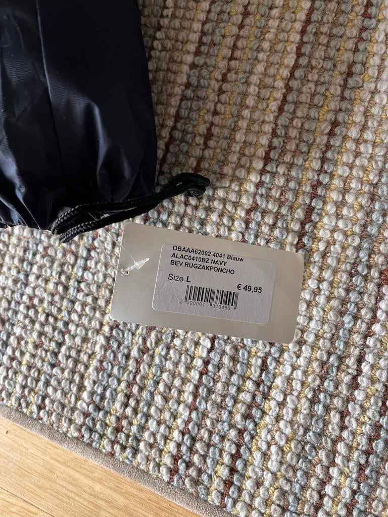 2x Regenponcho met rugzak-uitbouw - Maat L, Ophalen, Nieuw, Regenponcho