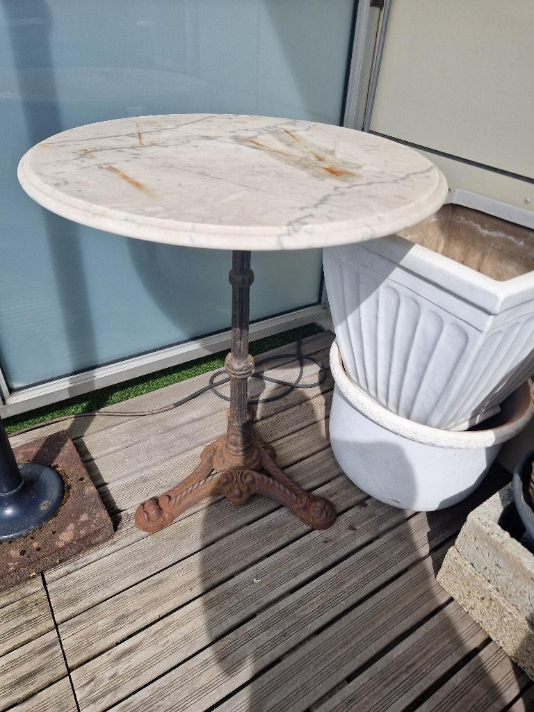 Bijzettafel, Ophalen, Gebruikt, Rond, Overige materialen